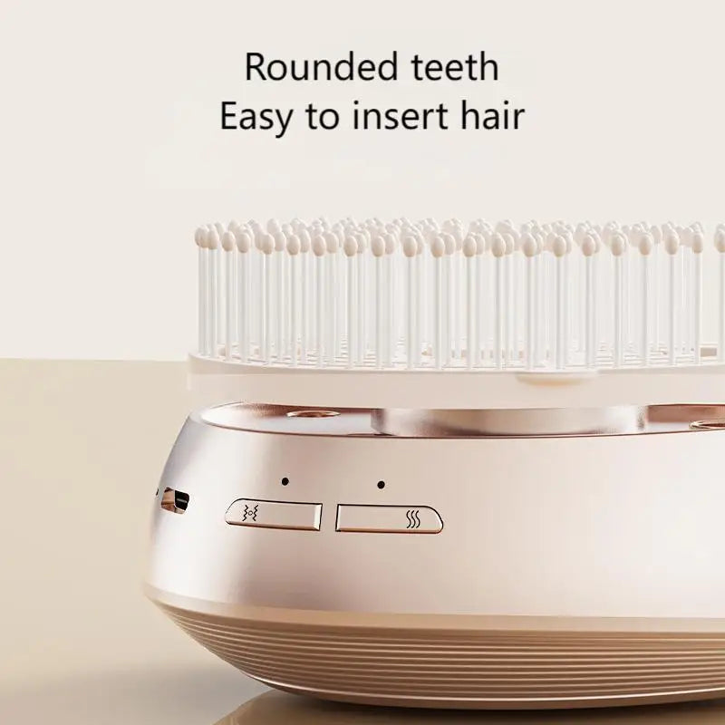 2025 Bestseller Electric Scalp Massager Comfortable Hairbrush Vibrating Comb Aerosol Oil Spray Beauty Stimulator Head Massager