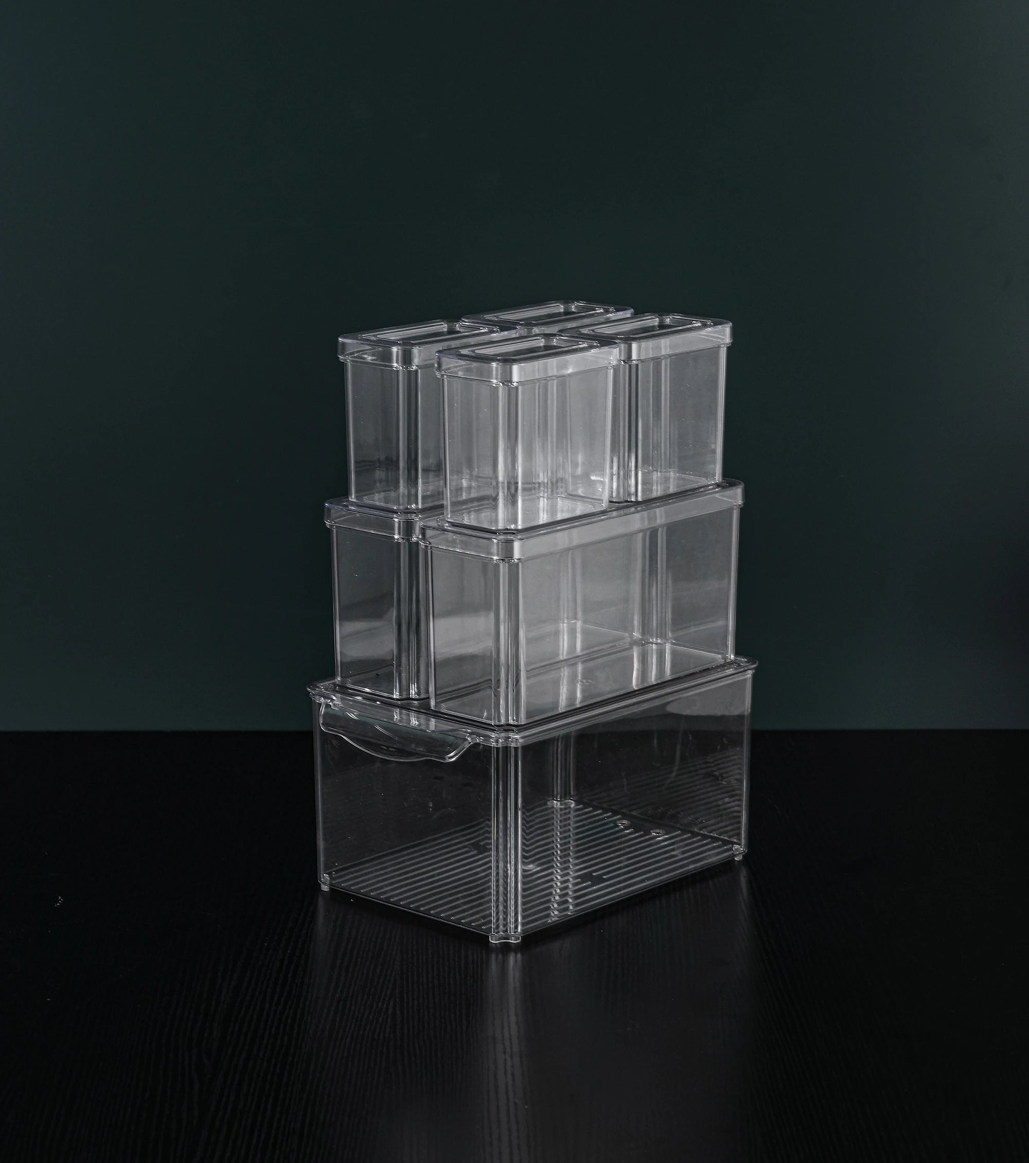 Stackable Fridge Storage Container Set — 10-Piece Refrigerator Organizer