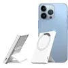 New Portable Slim Foldable HolderMagnetic Battery Pack Wireless Chargers Power Bank 5000mah Megsaf Batteries Magnetic Power Bank