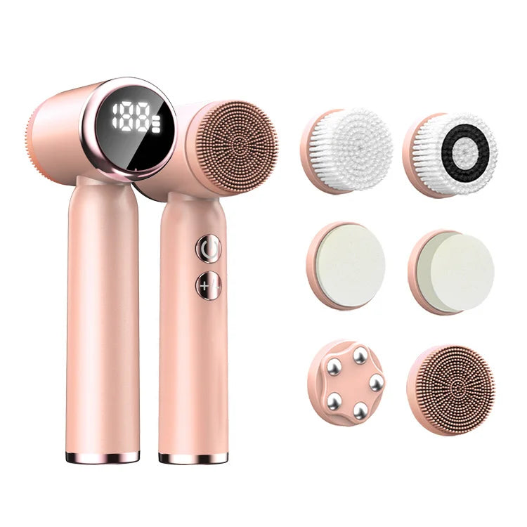 IPX6 Waterproof Sonic Facial Cleansing Brush — Silicone 1000mAh Skin Care