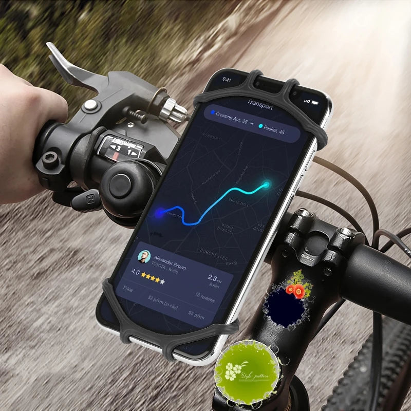 360° Rotation Bike Phone Holder — Handlebar Cycling Mount Bracket