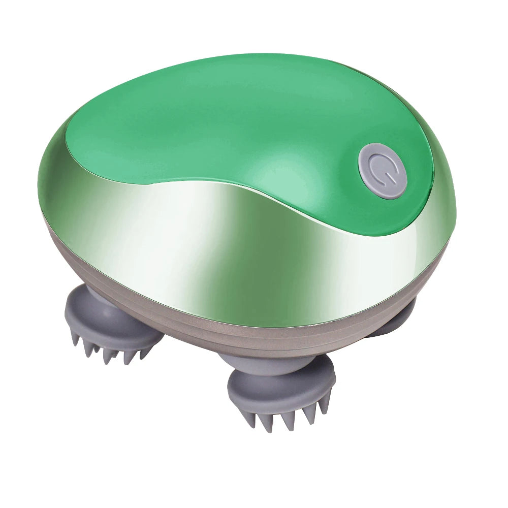 Waterproof Electric Scalp Massager — Hair Growth Head Scratcher