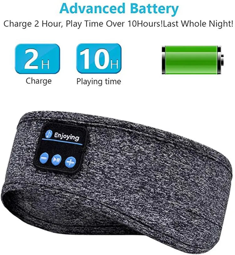 2023 Hot Sale Outdoor Sports Headband Wireless Headphones Sleep Music Knitted Headband