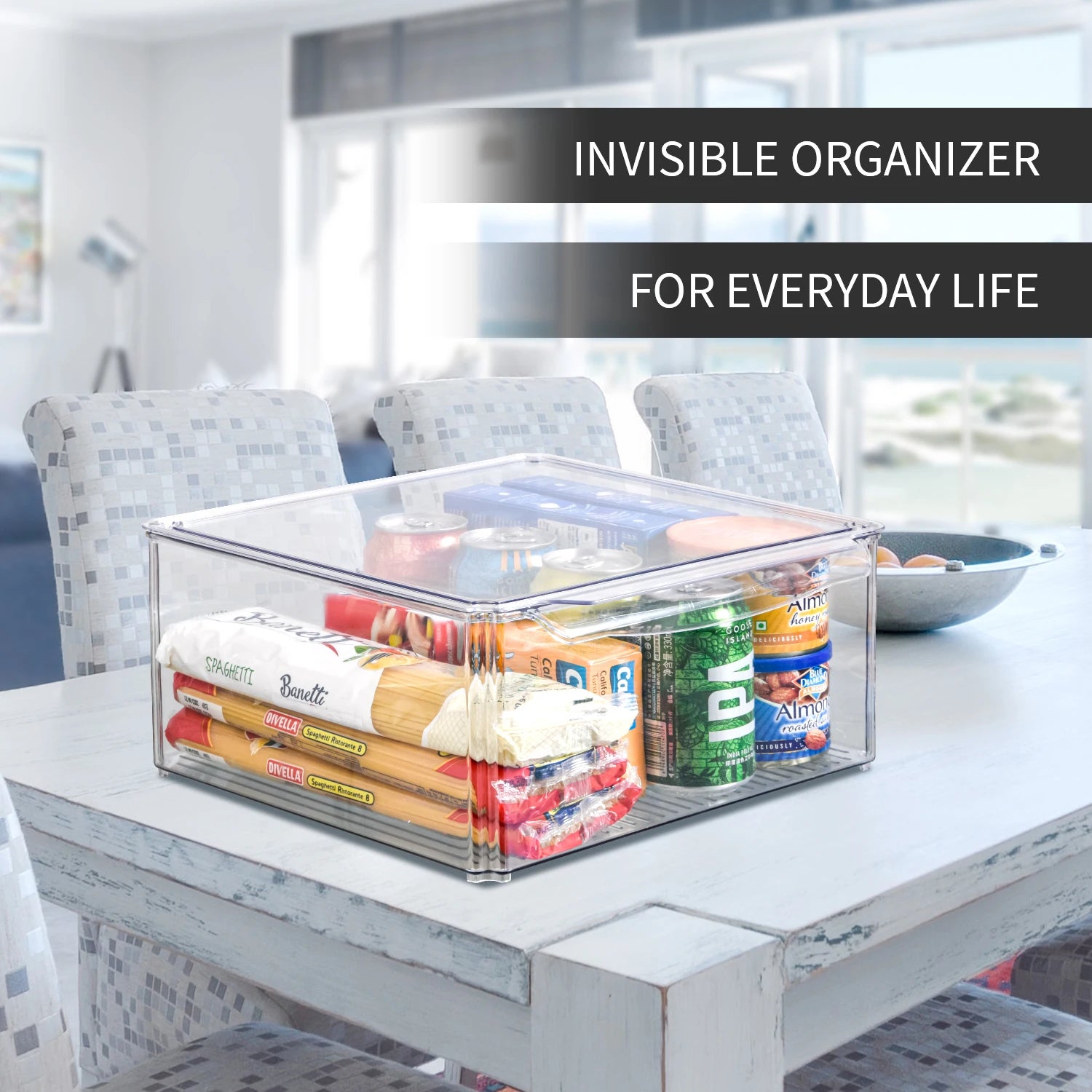 Stackable Fridge Storage Container Set — 10-Piece Refrigerator Organizer