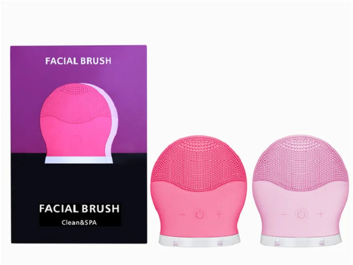 Beauty Device Blackhead Remove Face Clean Electric Silicone Facial Cleansing Brush