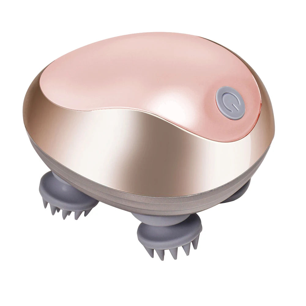 Waterproof Electric Scalp Massager — Hair Growth Head Scratcher