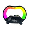 G Shaped Wireless Charger Speaker LED Lamp Bedside Light Night Digital RGB Alarm Clock Lamp Wireless Chargers with Speakers