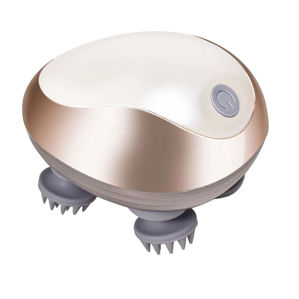 Waterproof Electric Scalp Massager — Hair Growth Head Scratcher