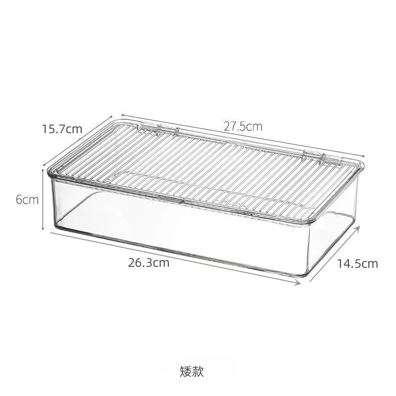 Bacon & Cheese Fridge Storage Container — Cold Cuts Meat Saver