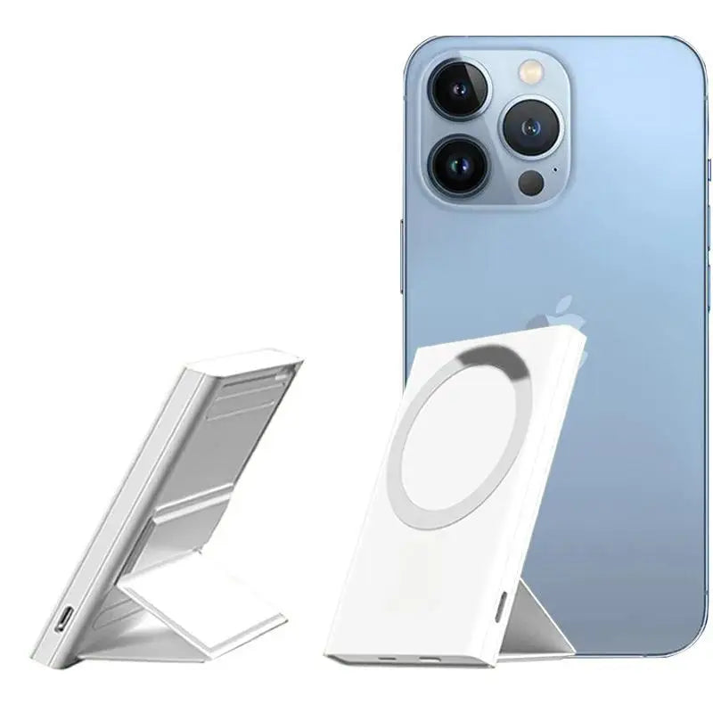 Slim Foldable MagSafe Magnetic Power Bank 5000mAh — Wireless Charger