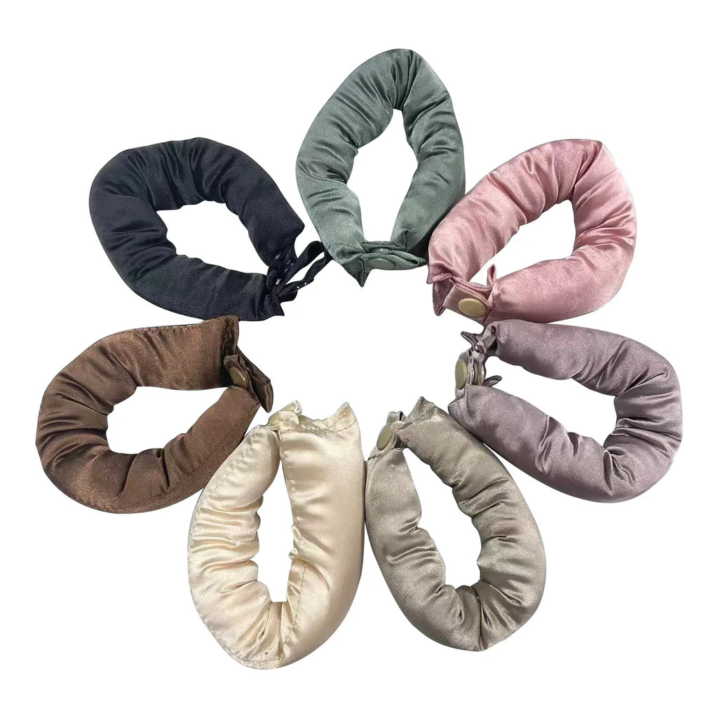 SENKA Satin Heatless Hair Curler — Pillow Soft Rollers Headband