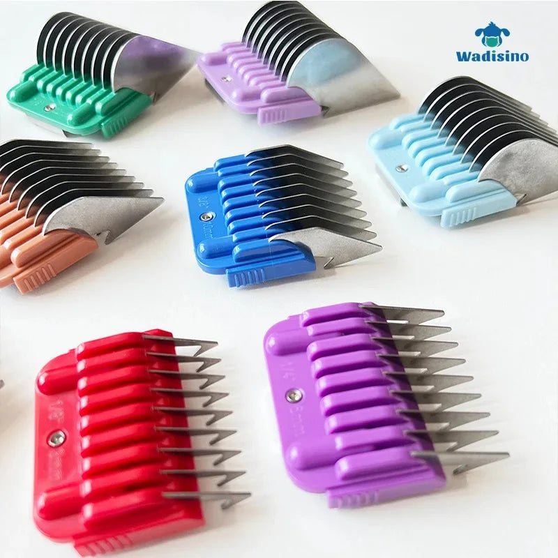 Wadisino Premium Dog Grooming Clipper Set — Stainless Steel Haircut Guards