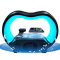 Smart Bluetooth Speaker with Wireless Charger — RGB LED Lamp & Clock