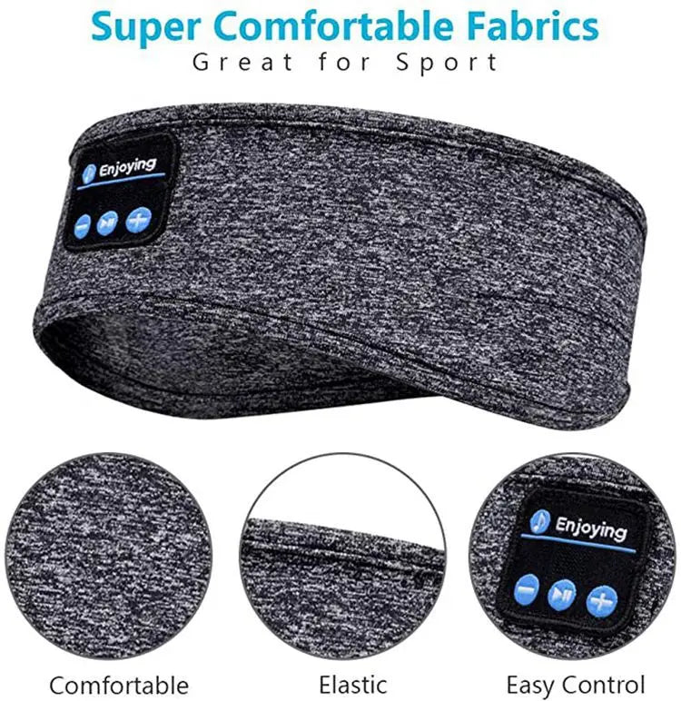 Sports Headband Wireless Headphones — Sleep Music Knitted Earphones