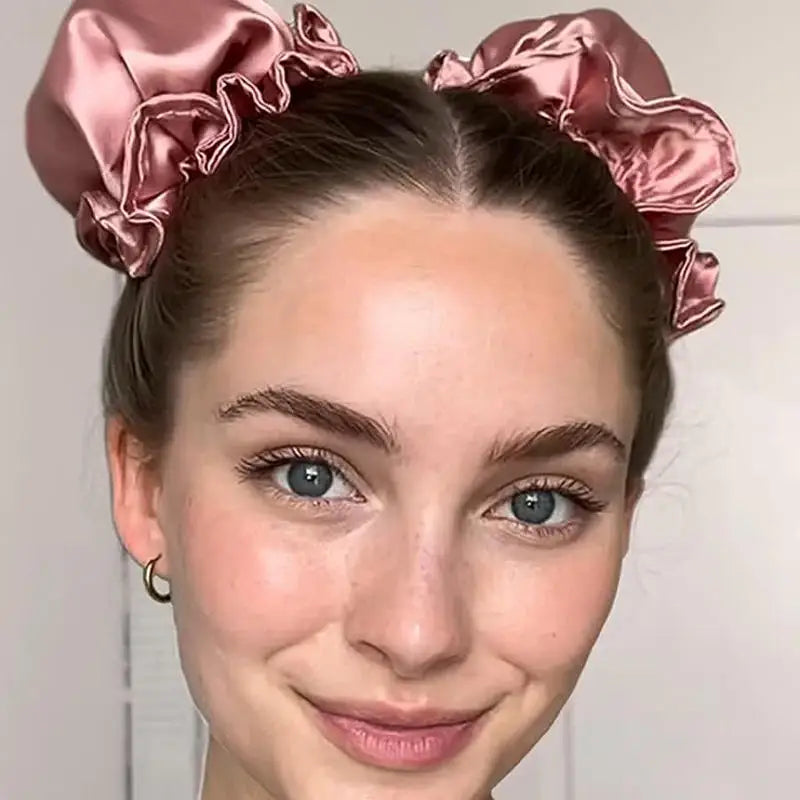SENKA Satin Heatless Hair Curler — Pillow Soft Rollers Headband