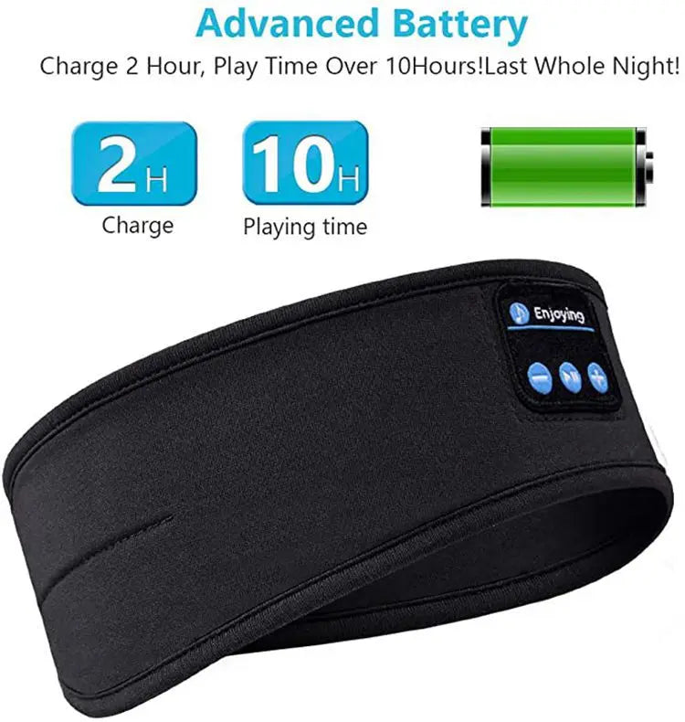 2023 Hot Sale Outdoor Sports Headband Wireless Headphones Sleep Music Knitted Headband