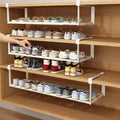 Adjustable Expandable Shoe Rack — Retractable Closet Storage Organizer