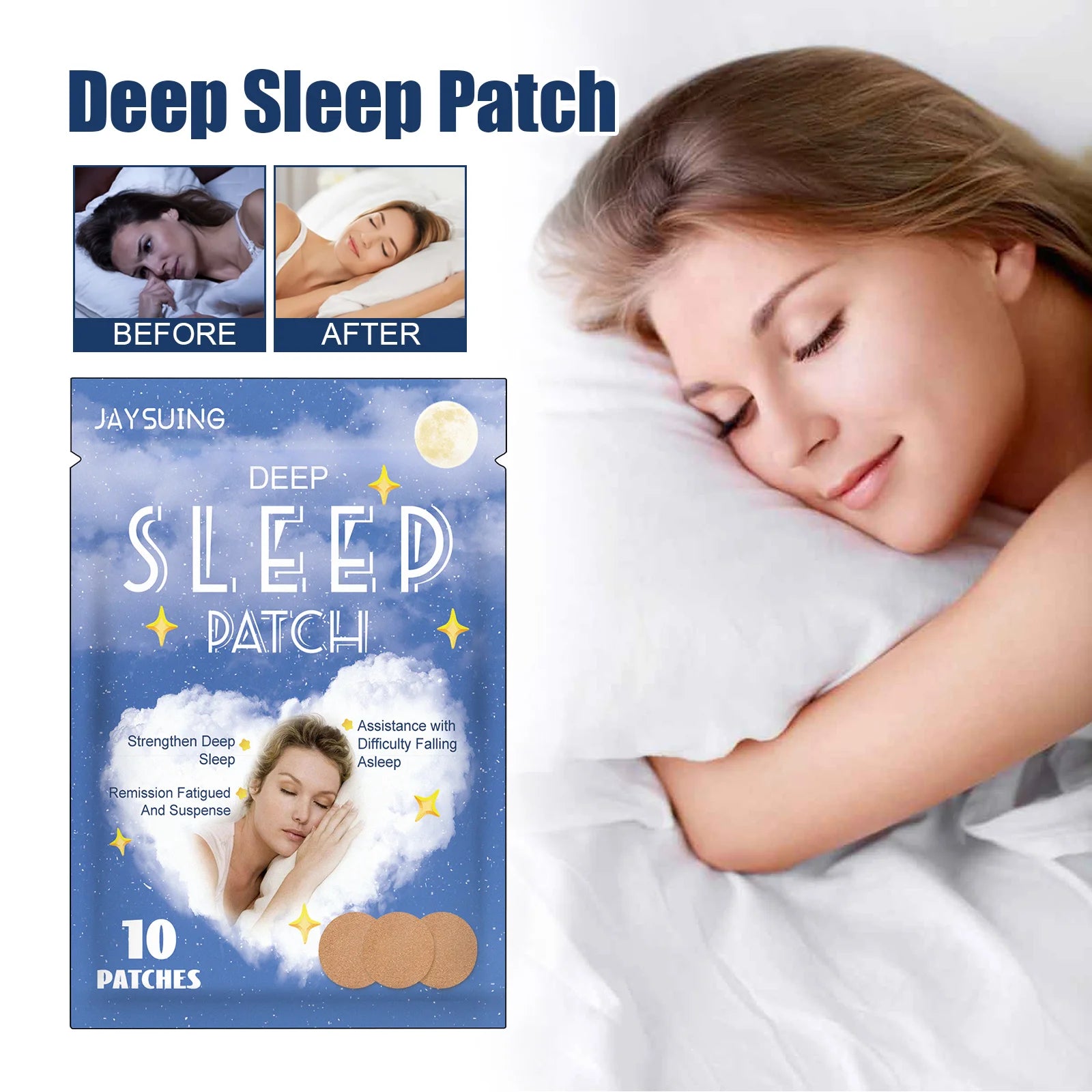 Jaysuing Relaxing Body Patches — Sleep Aid & Physical Stress Relief