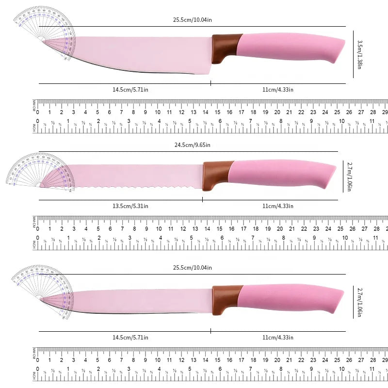 19-Piece Kitchen Knife & Silicone Utensils Set — With Chopping Board