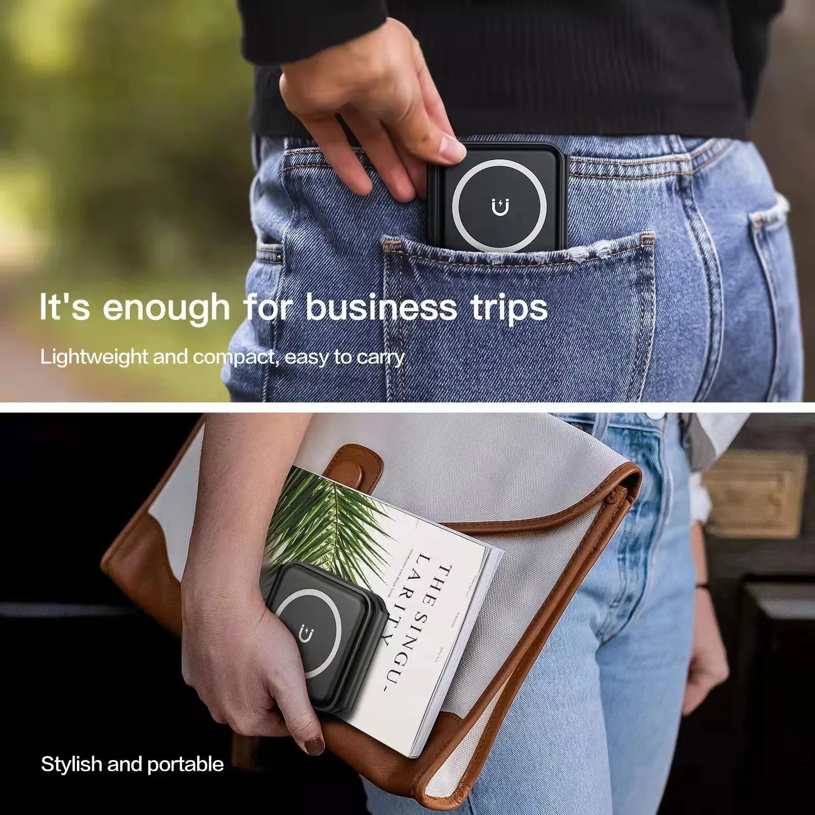 Universal Magnetic 3-in-1 Foldable Wireless Charger — iPhone, Earphone & Watch