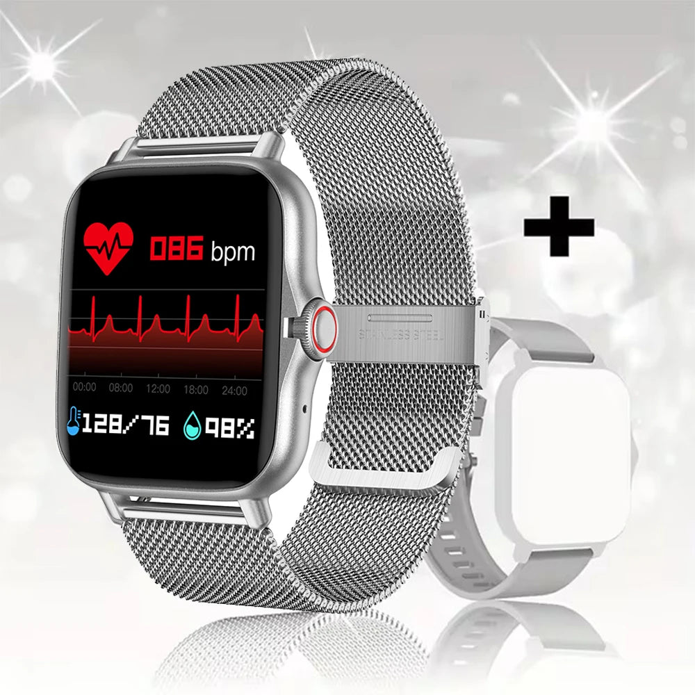 Smart Watch — 1.44" Bluetooth Call Blood Oxygen Monitor for Women & Men