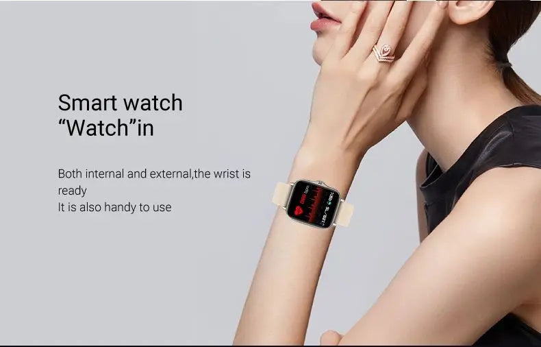 Smart Watch — 1.44" Bluetooth Call Blood Oxygen Monitor for Women & Men