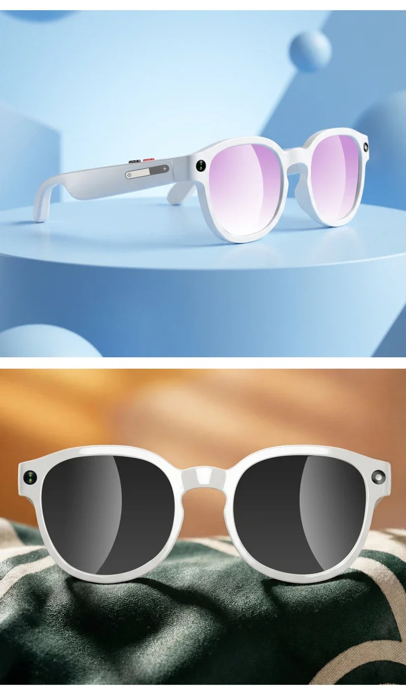 AI Smart Glasses 2026 — 8MP HD Camera, Bluetooth Call & Music