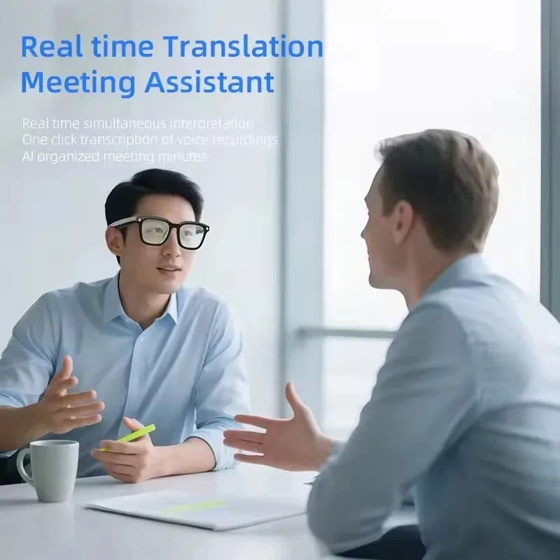 AI Smart Glasses 2026 — 8MP HD Camera, Bluetooth Call & Music