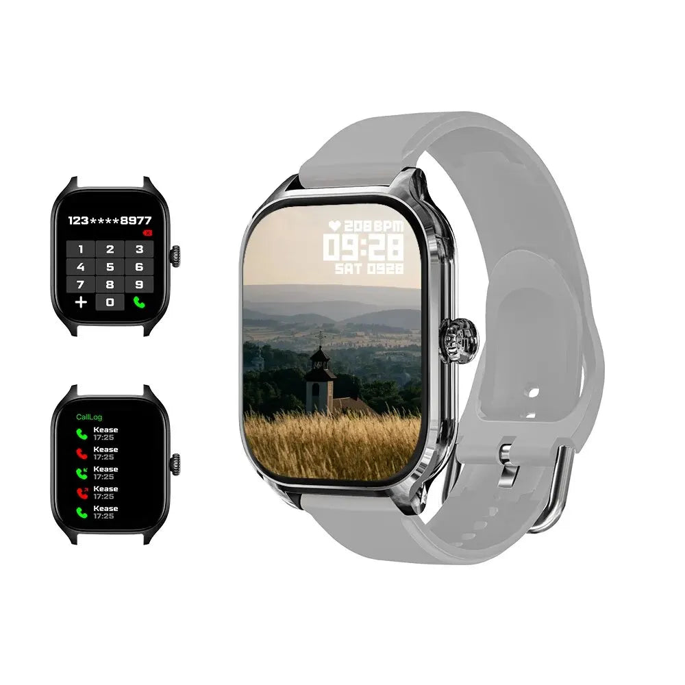 LAXASFIT H9 & H6 Smartwatch — Calls, Heart Rate & Blood Oxygen Monitor