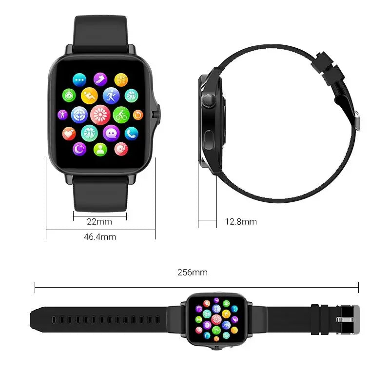 Smart Watch — 1.44" Bluetooth Call Blood Oxygen Monitor for Women & Men