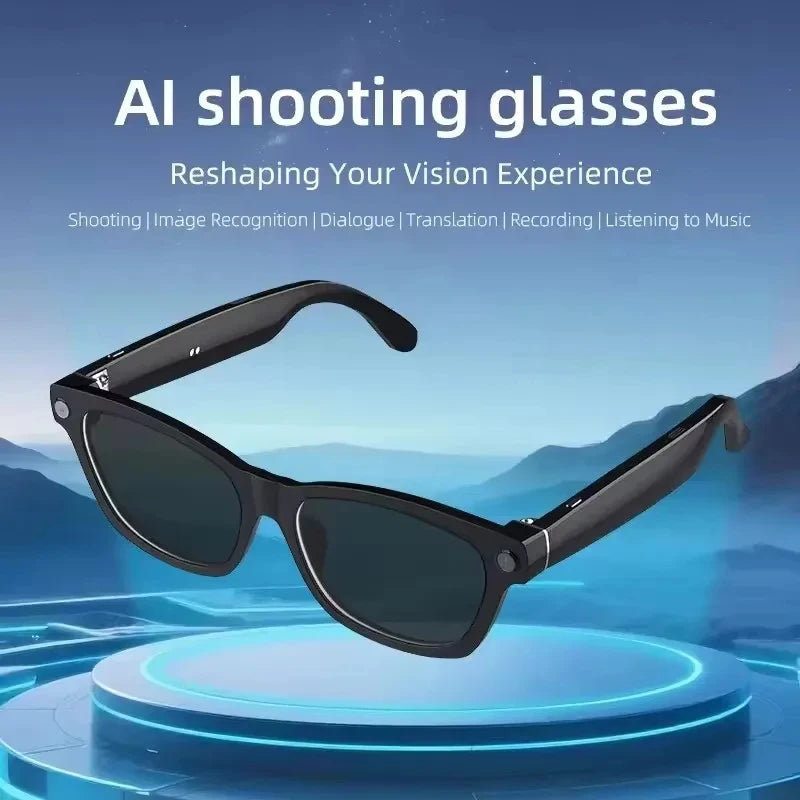 AI Smart Glasses 2026 — 8MP HD Camera, Bluetooth Call & Music
