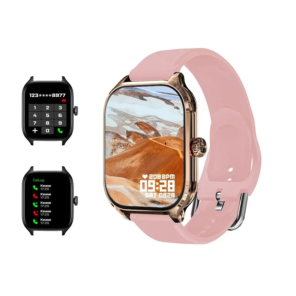 LAXASFIT H9 & H6 Smartwatch — Calls, Heart Rate & Blood Oxygen Monitor