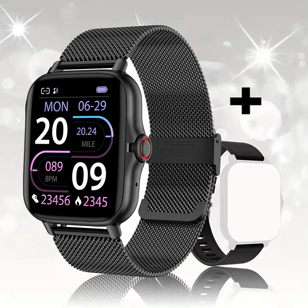 Smart Watch — 1.44" Bluetooth Call Blood Oxygen Monitor for Women & Men
