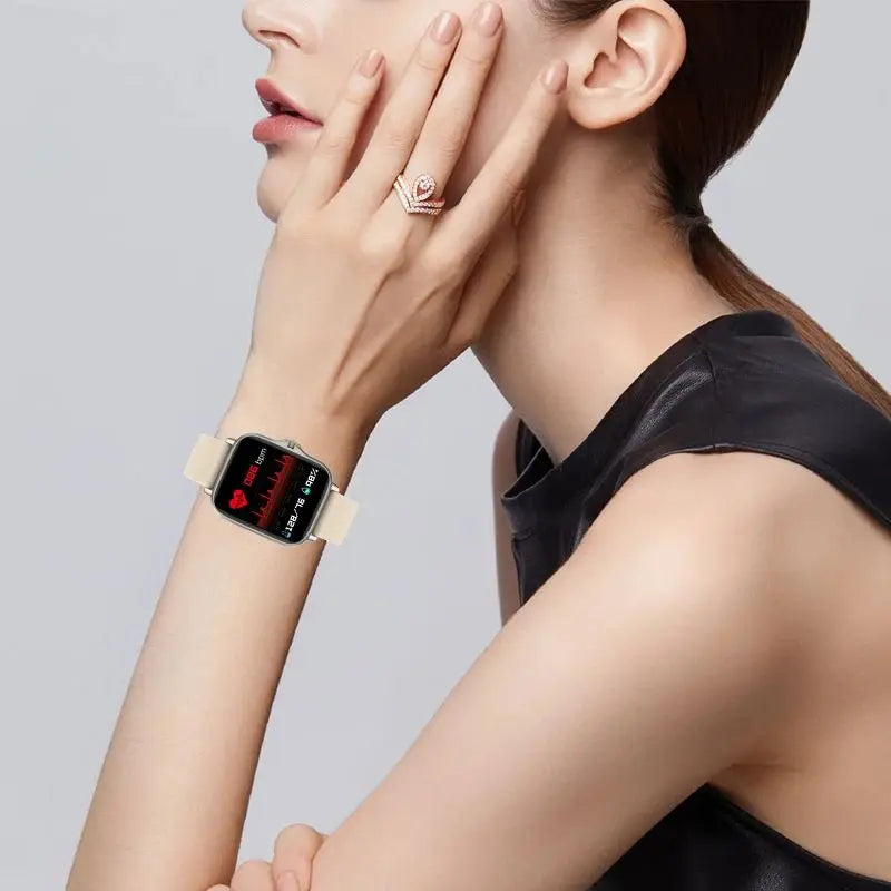 Smart Watch — 1.44" Bluetooth Call Blood Oxygen Monitor for Women & Men