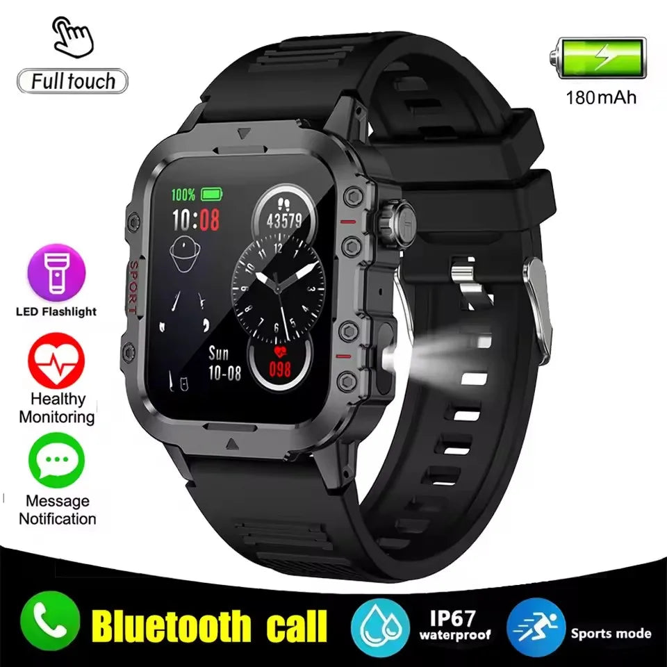 Smart Watch — 1.44" Bluetooth Call Blood Oxygen Monitor for Women & Men