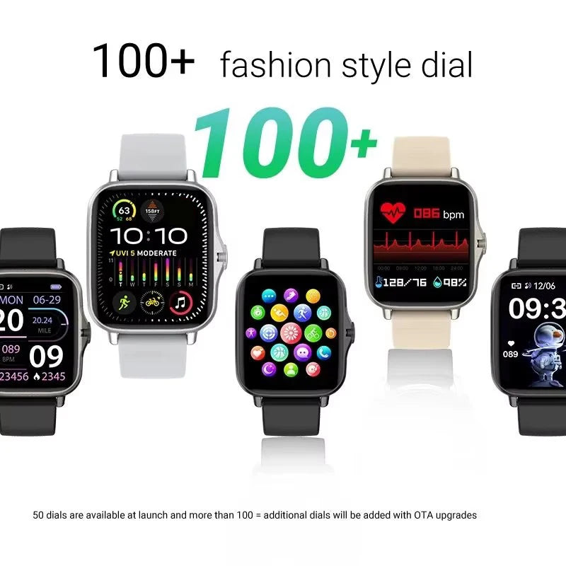 Smart Watch — 1.44" Bluetooth Call Blood Oxygen Monitor for Women & Men