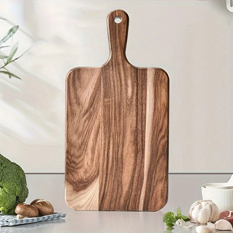 Wooden Cutting Board & Food Serving Tray — Kitchen Accessory