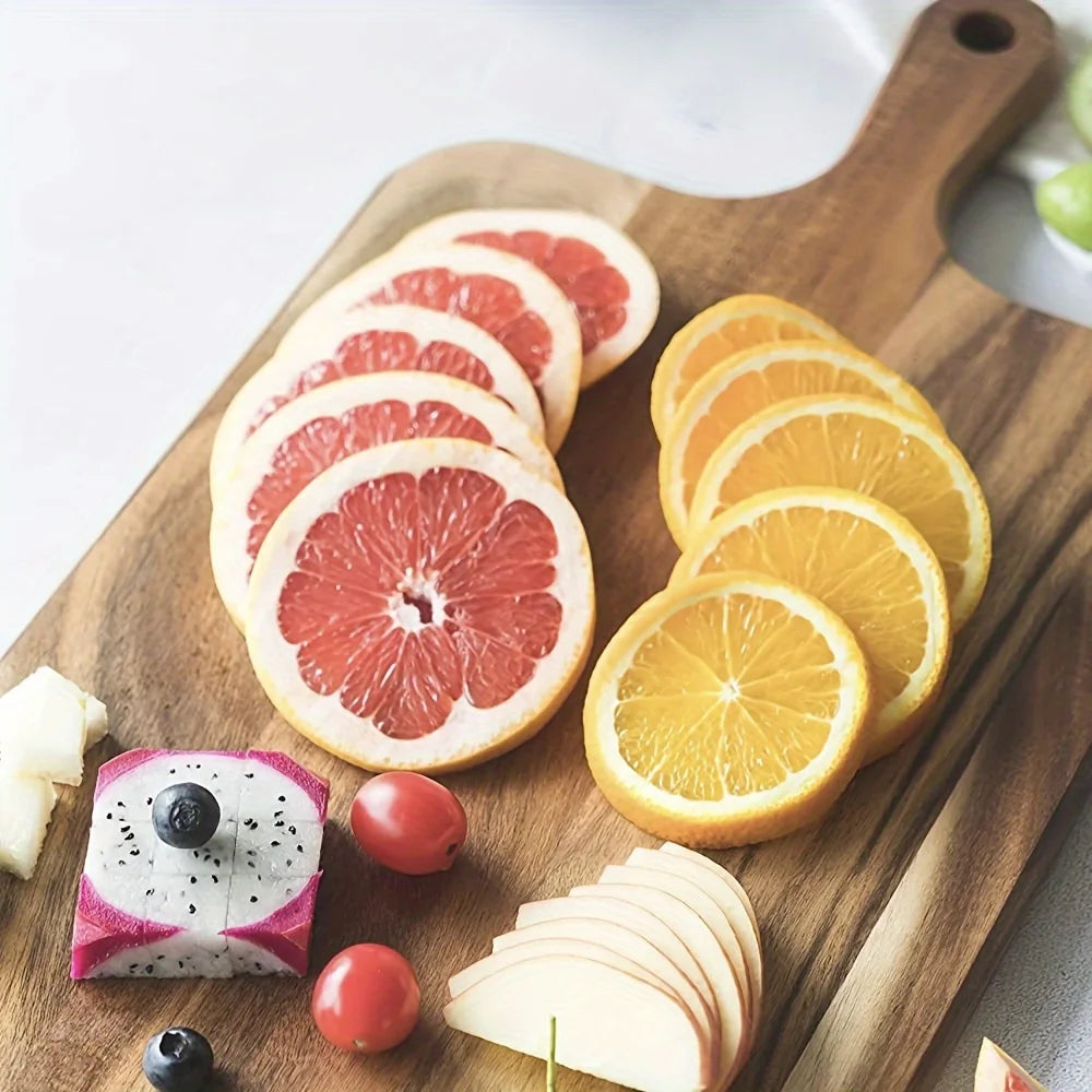 Wooden Cutting Board & Food Serving Tray — Kitchen Accessory