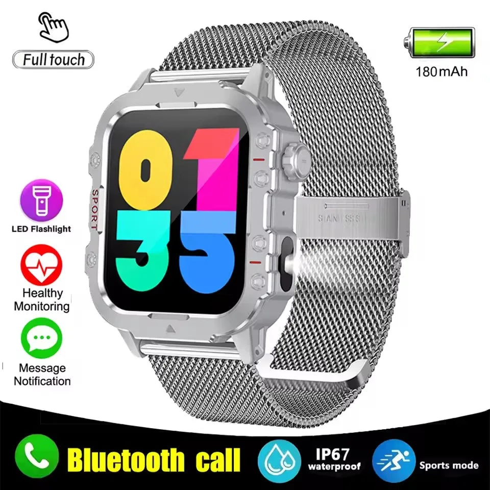Smart Watch — 1.44" Bluetooth Call Blood Oxygen Monitor for Women & Men