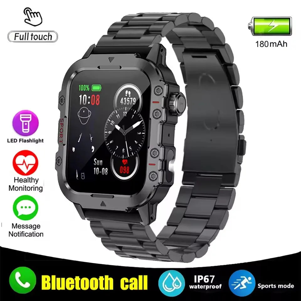 Smart Watch — 1.44" Bluetooth Call Blood Oxygen Monitor for Women & Men
