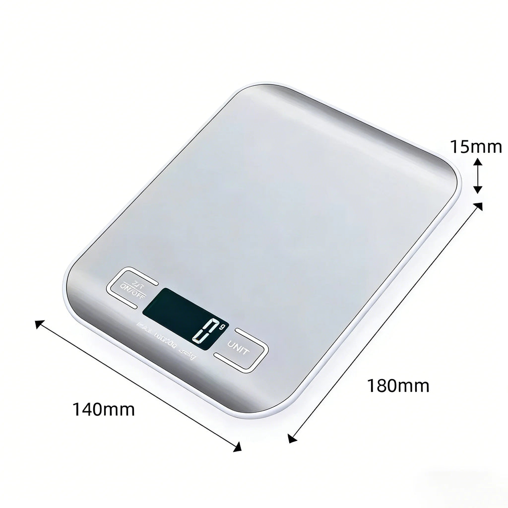 Digital Kitchen Scale — 10kg LED Display Stainless Steel Baking Tool