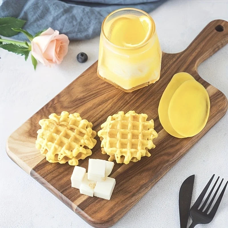 Wooden Cutting Board & Food Serving Tray — Kitchen Accessory
