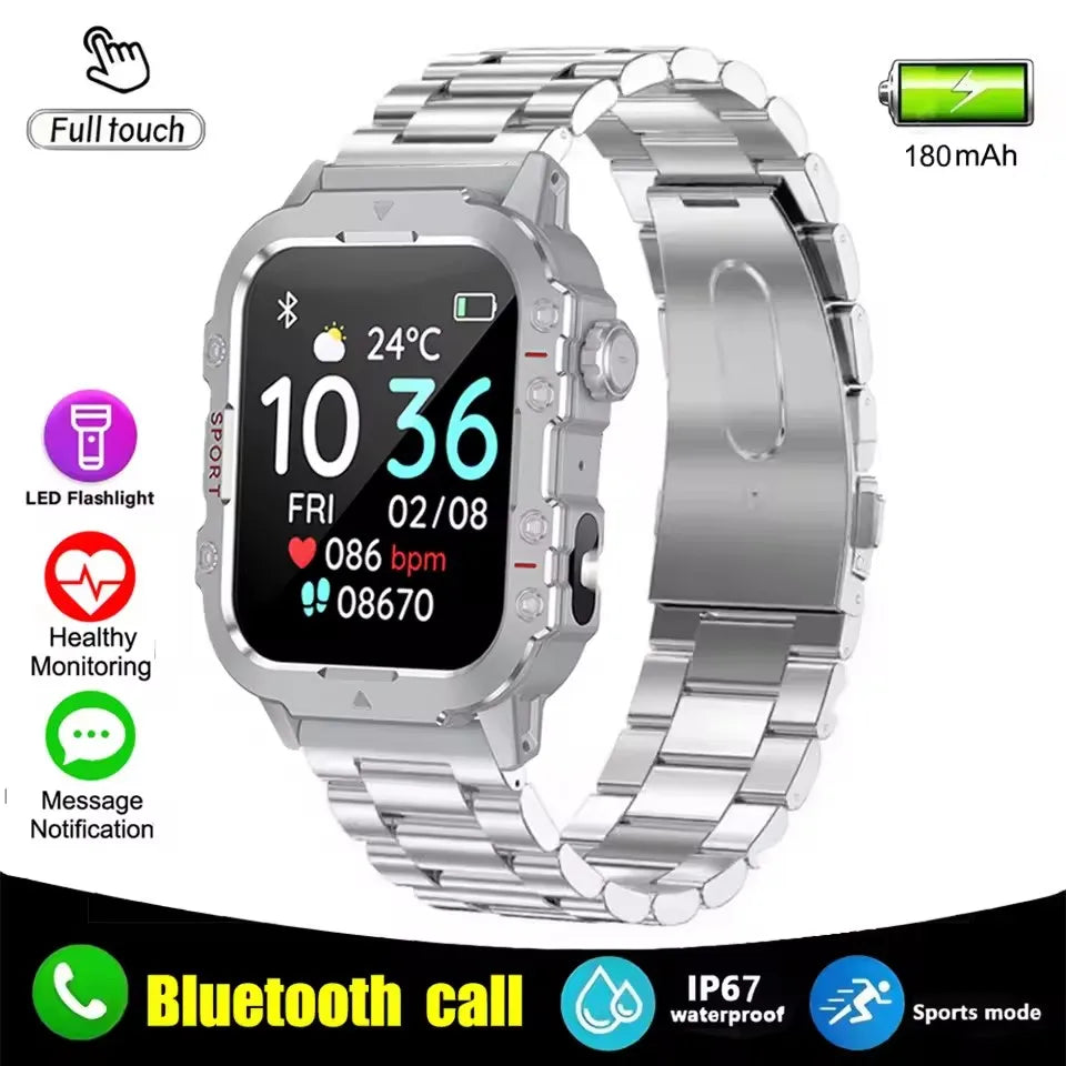 Smart Watch — 1.44" Bluetooth Call Blood Oxygen Monitor for Women & Men