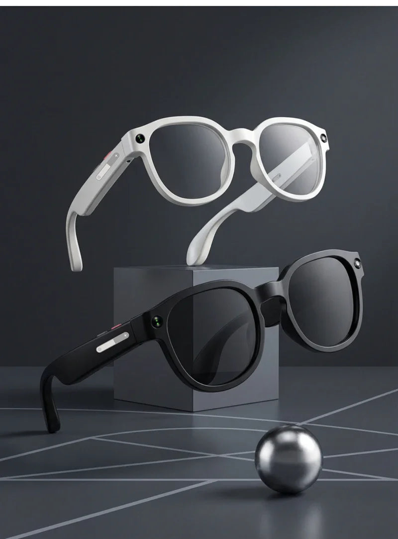 AI Smart Glasses 2026 — 8MP HD Camera, Bluetooth Call & Music