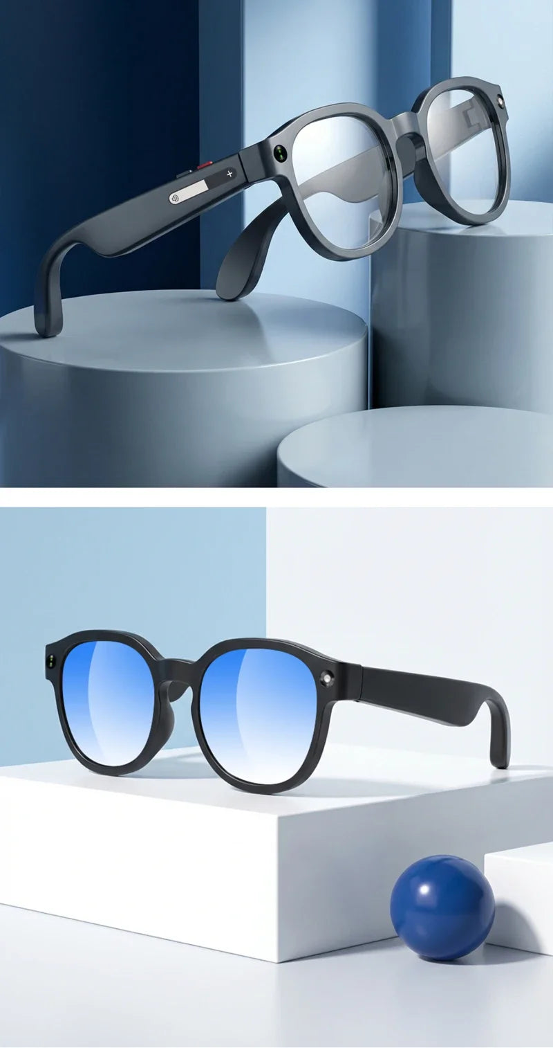 AI Smart Glasses 2026 — 8MP HD Camera, Bluetooth Call & Music