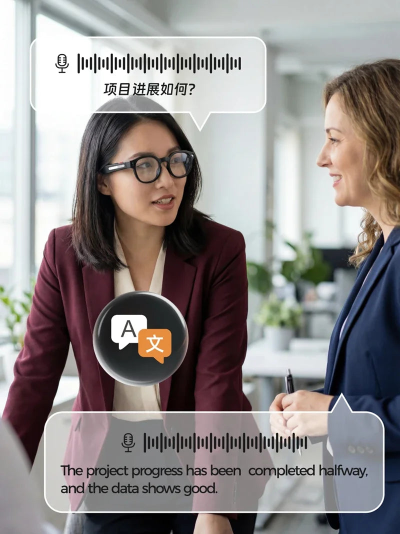 AI Smart Glasses 2026 — 8MP HD Camera, Bluetooth Call & Music