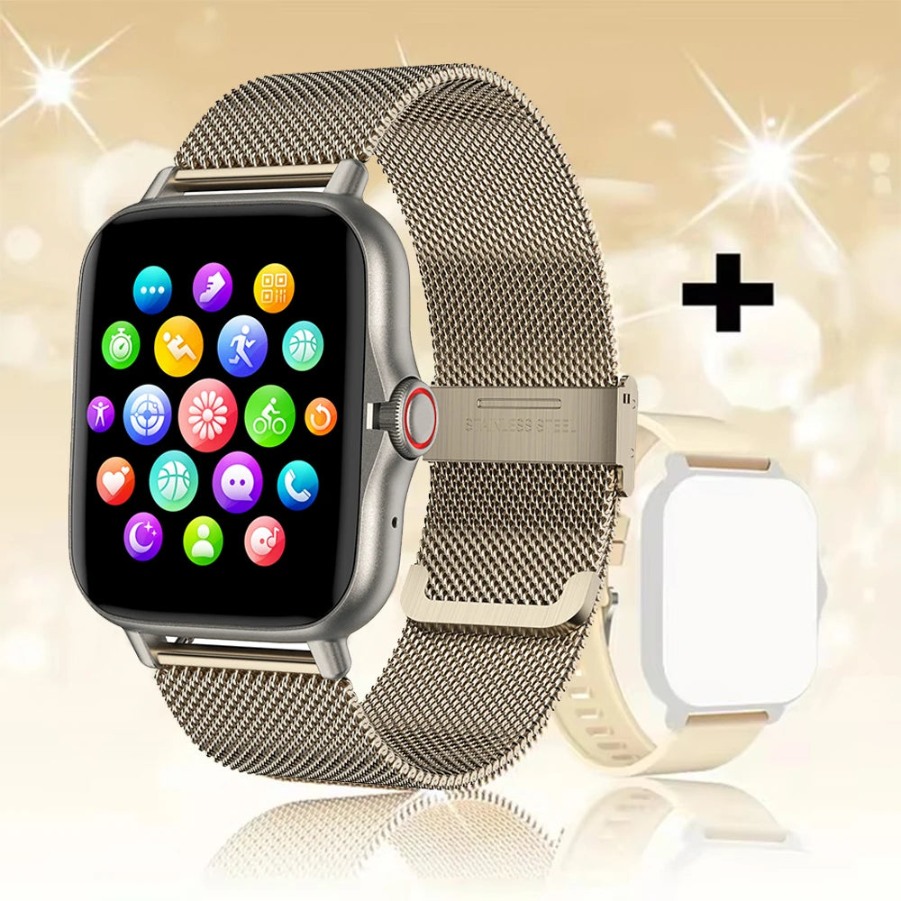 Smart Watch — 1.44" Bluetooth Call Blood Oxygen Monitor for Women & Men