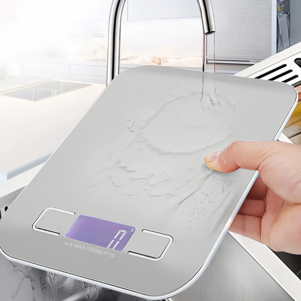 Digital Kitchen Scale — 10kg LED Display Stainless Steel Baking Tool