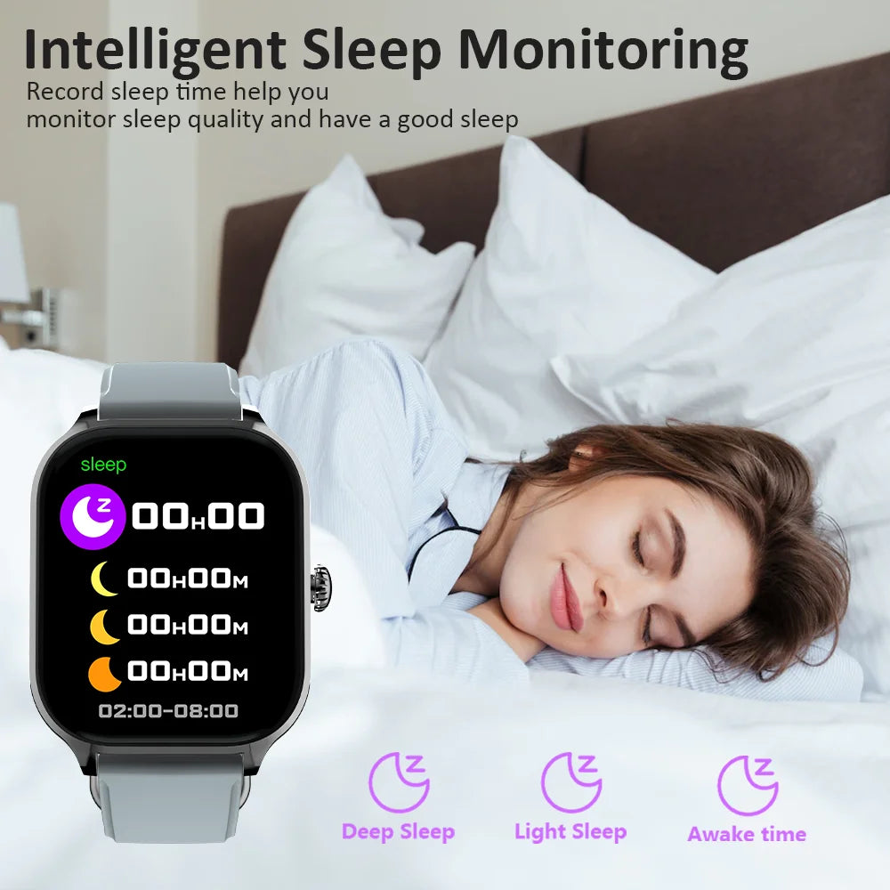 LAXASFIT H9 & H6 Smartwatch — Calls, Heart Rate & Blood Oxygen Monitor