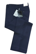 Bradley Midnight Navy Luxury Wool Blend Suit Pants — Hemmed